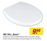 WC-Sitz „Basic“ für 9,99 € bei toom Baumarkt im Angebot WC-Sitz „Basic“ im aktuellen toom Baumarkt Prospekt