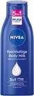 Body Milk oder Lotion von Nivea für 4,49 € bei REWE im Angebot Body Milk oder Lotion von Nivea im aktuellen REWE Prospekt