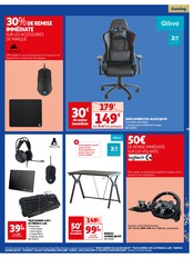 Promos Fauteuil dans le catalogue "Sélection Cadeaux High-Tech" de Auchan Hypermarché à la page 19