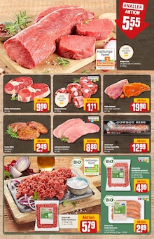 Rindfleisch im REWE Prospekt "Dein Markt" mit 34 Seiten (Heidelberg)