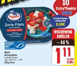 Heringsfilets von Appel im aktuellen EDEKA Prospekt