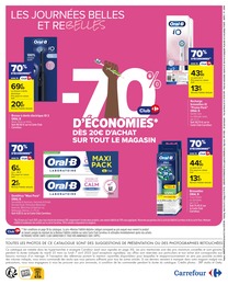 Offre Brossette Brosse À Dents Électrique dans le catalogue Carrefour du moment à la page 2