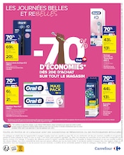 Promos Ménagère dans le catalogue "LES JOURNÉES BELLES ET REBELLES" de Carrefour à la page 2