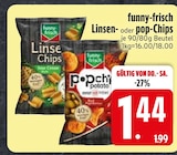 Linsen-Chips im Angebot bei EDEKA in Augsburg Linsen-Chips Angebote von funny-frisch bei EDEKA Augsburg für 1,44 €