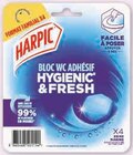 Bloc wc hygienic & fresh - HARPIC en promo chez Super U Épinal à 2,21 €