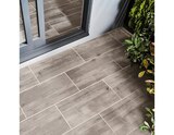 Carrelage de sol extérieur "Norwegio" gris clair - l. 30 x L. 60 cm à Brico Dépôt dans Ronchin