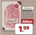 Aktuelle Mettwurst Angebote bei combi in Osnabrück Aktuelles Mettwurst Angebot bei combi in Osnabrück ab 1,99 €