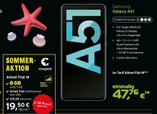 inovacom Bergisch Gladbach - Smartphone Galaxy A51 Smartphone Galaxy A51 Angebot bei inovacom Bergisch Gladbach im Prospekt "SOMMER DEAL Note 10 Pro"