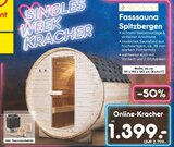 Fasssauna Spitzbergen von Artsauna im aktuellen Netto Marken-Discount Prospekt