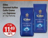 Gourmet Kaffee Caffe Crema von Eilles im aktuellen V-Markt Prospekt für 11,49 €