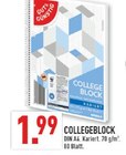 Collegeblock im Angebot bei Marktkauf in Münster Collegeblock Angebote von GUT&GÜNSTIG bei Marktkauf Münster für 1,99 €