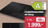 Aktuelle Kochfeld Angebote bei Opti-Wohnwelt in Bremen Aktuelles Induktionskochfeld mit Abzug Angebot bei Opti-Wohnwelt in Bremen ab 1.999,00 €
