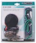 Hyper U - Lot de 5 sangles et tendeurs : offre du catalogue Promo Lot de 5 sangles et tendeurs à 6,39 € dans le catalogue Hyper U ""