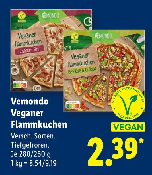 Veganer Flammkuchen