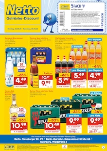 Netto Marken-Discount Prospekt "DER ORT, AN DEM DU IMMER AUSGEZEICHNETE PREISE FINDEST." mit  Seiten (Berlin)