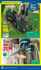Tondeuse À Gazon Électrique Angebote im Prospekt "Le vrai prix des bonnes choses" von Lidl auf Seite 24