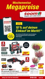 toom Baumarkt Prospekt für Bautzen mit 10 Seiten toom Baumarkt Prospekt für Bautzen: "Respekt, wer's selber macht.", 10 Seiten, 13.09.2025 - 19.09.2025