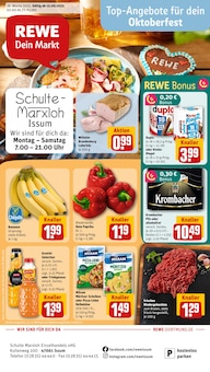 Aktueller REWE Issum Prospekt "Dein Markt" mit 30 Seiten