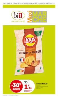 Catalogue Bi1 de la semaine 45, "bi1 supermarché Maxi MARCHÉ", page 1, 28/10/2025 - 09/11/2025 Prospectus Bi1 en cours, "bi1 supermarché Maxi MARCHÉ", page 1 sur 12