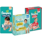 SUR TOUTES LES COUCHES & CULOTTES FORMAT GÉANT DES TAILLES 2 À 8 - PAMPERS en promo chez Carrefour Palaiseau