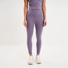 Legging de sport taille haute violet femme en promo chez La Halle Legging de sport taille haute violet femme dans le catalogue La Halle