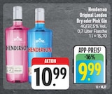 EDEKA Mittelbach - Original London Dry Gin Angebot im Prospekt Original London Dry Gin bei EDEKA im Mittelbach Prospekt für 9,99 €
