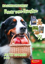 Aktueller Zookauf Zoohandlung Prospekt in Nienburg und Umgebung, "NACHHALTIGKEIT - POWER VOM FEINSTEN" mit 1 Seite, 26.12.2025 - 23.01.2026