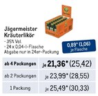 Aktuelles Kräuterlikör Angebot bei Metro in Bremen ab 25,42 €