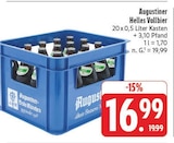 Helles Vollbier Angebote von Augustiner bei E center Chemnitz für 16,99 €
