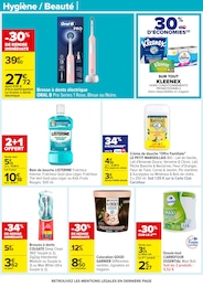 Prix et réduction Kleenex dans le prospectus Carrefour en cours Offre Kleenex dans le catalogue Carrefour du moment à la page 46