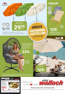 Sitzmöbel im Möbel Wallach Prospekt "STARTKLAR FÜR DEN GARTEN" mit 12 Seiten (Hildesheim)