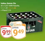 Steinie Pils im Angebot bei GLOBUS in Viersen Steinie Pils Angebote von Veltins bei GLOBUS Viersen für 9,49 €