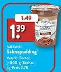 Sahnepudding von Milsani im aktuellen ALDI SÜD Prospekt für 1,39 €
