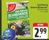 Universal Blumenerde im Angebot bei EDEKA in Freital Universal Blumenerde Angebote von Gut & Günstig bei EDEKA Freital für 2,99 €
