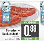 Bayerische Nackensteak  im aktuellen EDEKA Prospekt für 0,88 €