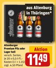 Aktuelle Bier Angebote bei REWE in Eberswalde Aktuelles Premium Pils Angebot bei REWE in Eberswalde ab 11,49 €