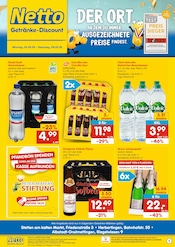 Aktueller Netto Marken-Discount Prospekt mit Bier, "DER ORT, AN DEM DU IMMER AUSGEZEICHNETE PREISE FINDEST.", Seite 1