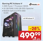 Gaming PC Vulkano V  im aktuellen Netto Marken-Discount Prospekt für 499,99 €