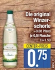 Schorle im EDEKA Prospekt Winzer-schorle im aktuellen EDEKA Prospekt für 0,75 €