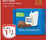 Aktuelle Ritter Sport Angebote bei GLOBUS in Ludwigshafen (Rhein) Aktuelles Edel-Vollmilch Angebot bei GLOBUS in Ludwigshafen (Rhein) ab 1,11 €