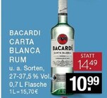 Aktuelles Carta Blanca Rum Angebot bei E center in Düsseldorf ab 10,99 €