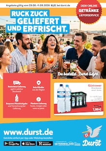 Durst.de Prospekt Du bestellst. Durst liefert. mit 2 Seiten