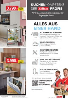Kühlschrank im Höffner Prospekt "Küchen Spezial" mit 24 Seiten (Lippstadt)