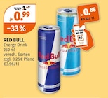 Energy Drink Angebote von RED BULL bei Müller Ulm für 0,99 €