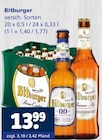 versch. Sorten Angebote von Bitburger bei Getränkewelt Düsseldorf für 13,99 €