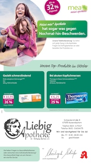 mea - meine apotheke Prospekt Unsere Oktober-Angebote mit 4 Seiten