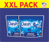 LESSIVE CAPSULE DÉTERGENT 2 en 1 ENVOLÉE D'AIR DASH - DASH en promo chez Auchan Hypermarché Thionville à 17,99 €