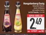 Essig Balsamico Bianco im EDEKA Prospekt Essig Balsamico Bianco von Hengstenberg im aktuellen EDEKA Prospekt für 2,49 €