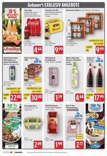 Coca Cola im E center Prospekt "Aktuelle Angebote" mit 34 Seiten (Filderstadt)