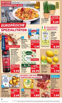 Olivenöl im aktuellen Kaufland Prospekt (Duisburg) Olivenöl im Kaufland Prospekt "Aktuelle Angebote" mit 64 Seiten (Duisburg)